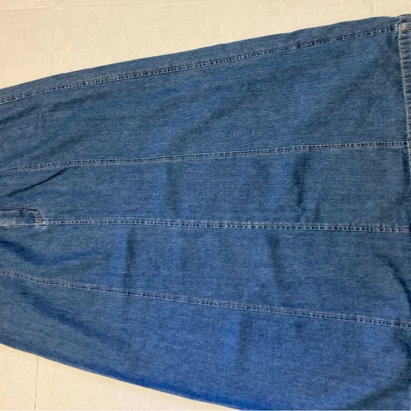 Kim Rogers Classic Women Blue Denim Jean Skirt Size 10p - Picture 9 of 12